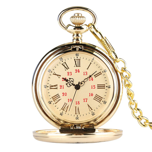 Vintage Design Quartz Pocket Watch