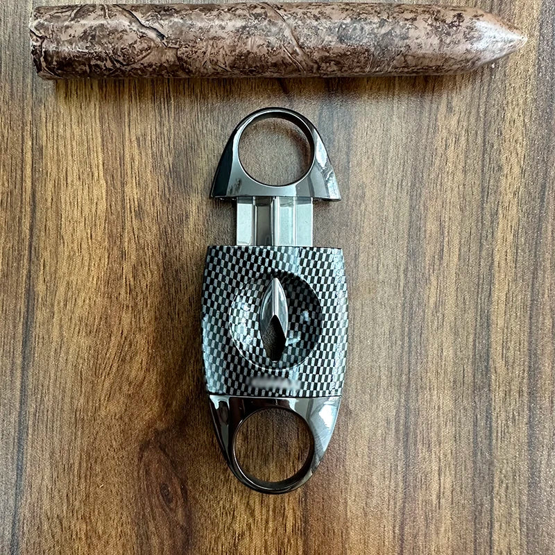 Carbon Fibre V Cut Cigar Cutter